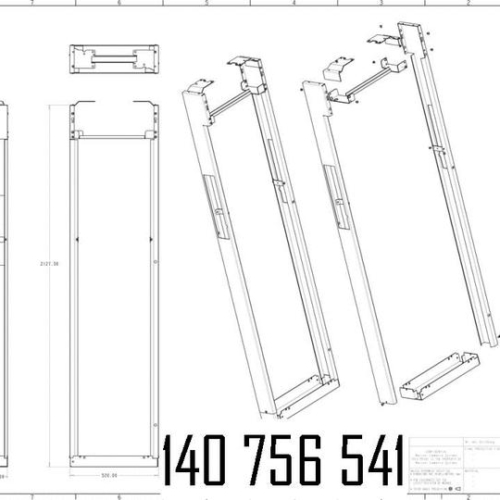 140756541 - HOSE COLUMN 165 COMPL.. SK700 OR